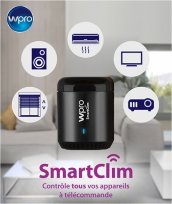 Télécommande connectée pour climatiseur fixe ou mobile - SmartClim - WPRO