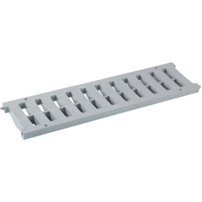 Grille pour caniveau PVC - Gris - 