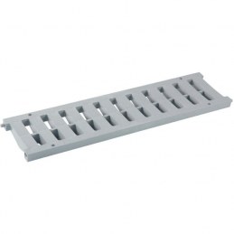 Grille pour caniveau PVC - Gris - 