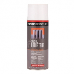 Peinture spécial radiateur - Blanc brillant - 400 ml - SINTO