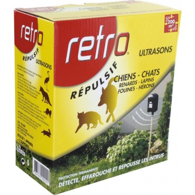 Répulsif ultrasons Chiens / Chats - RETRO