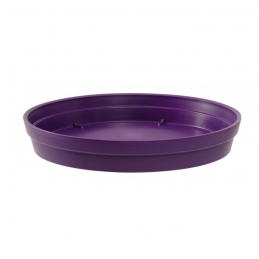 Soucoupe Toscane - Prune - Diamètre 34,5 cm pour pot de 43 L- EDA