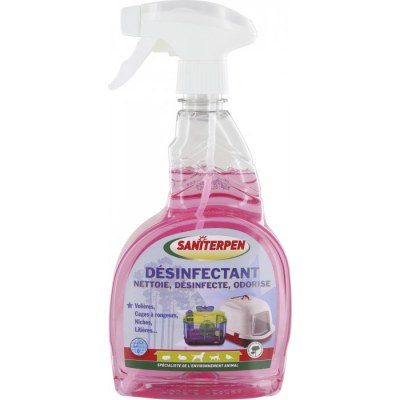 Désinfectant / nettoyant environnement animaux - 750 ml - SANITERPEN