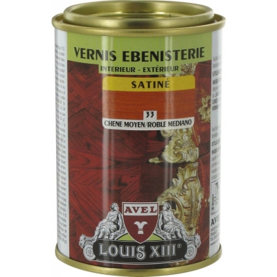 Vernis ébénisterie - Satiné - Chêne moyen - 250 ml - AVEL