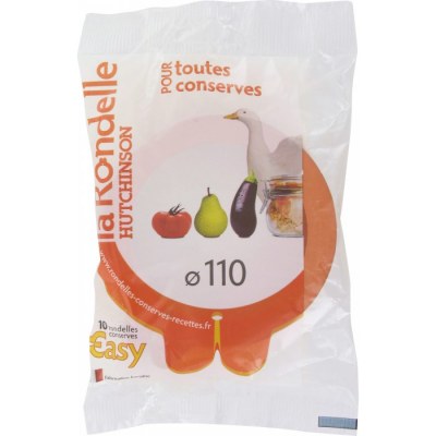 Rondelle universelle 2 nez pour conserves - Lot de 10 - HUTCHINSON