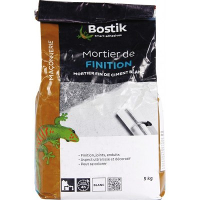 Mortier de finition - Gris - 5 Kgs - BOSTIK