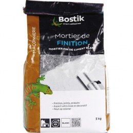 Mortier de finition blanc - 5 Kg - BOSTIK