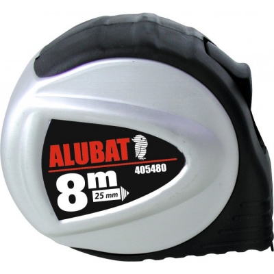 Mètre Alubat - Boitier ABS et aluminium - 8 M - OUTIBAT