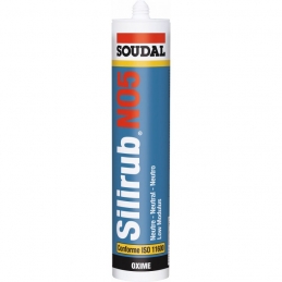 Mastic universel silicone - SILIRUB N05 - 310 ml - SOUDAL