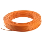 Câble d'installation H07V-U 2.5 mm² - 100 M - Orange - ELECTRALINE