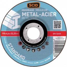 Disque à ébarder - Métaux - Ø 115 mm - SCID