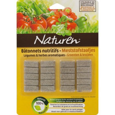 Batonnet nutritif - Légumes et herbes aromatiques - 20 batonnets - NATUREN