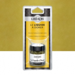 Vernis brillant pour restauration - Le liquide à dorer - Compeigne - 30 ml - LIBERON