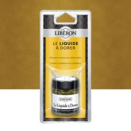 Vernis brillant pour restauration - Le liquide à dorer - Chantilly - 30 ml - LIBERON