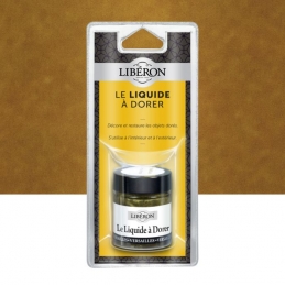 Vernis brillant pour restauration - Le liquide à dorer - Versailles - 30 ml - LIBERON