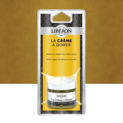 Cire brillante pour restauration - La crème à dorer - Chantilly - 30 ml - LIBERON