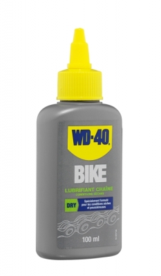Lubrifiant chaîne conditions sèches - Spécial vélo - 100 ml - WD-40 BIKE