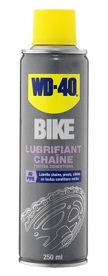 Lubrifiant chaîne toutes conditions - Spécial vélo - 250 ml - WD-40 BIKE