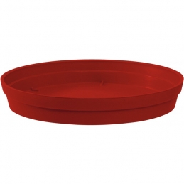 Soucoupe Toscane - Rubis - Diamètre 40 cm pour pot de 76 L- EDA