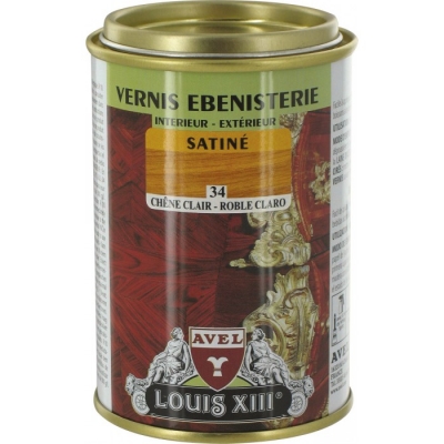 Vernis ébénisterie - Satiné - Chêne clair - 250 ml - AVEL