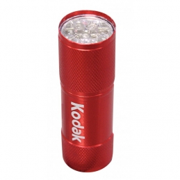 Lampe de poche - 9 LED - 46 Lumens - Rouge - KODAK