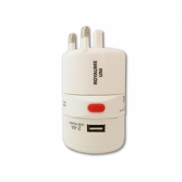 Adaptateur universel de voyage, rotatif 150 pays + USB - WATT&CO