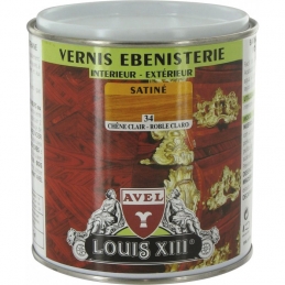 Vernis ébénisterie - Satiné - Chêne clair - 500 ml - AVEL