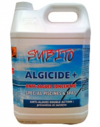 Anti algues super concentré - Double action - 5 L - SUBITO