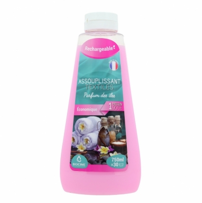 Assouplissant Textiles - Senteur des îles - 750 ml - BIOCIME