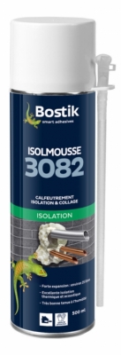 Mousse polyuréthanne expansive - Isolmousse 3082 - 500 ml - BOSTIK