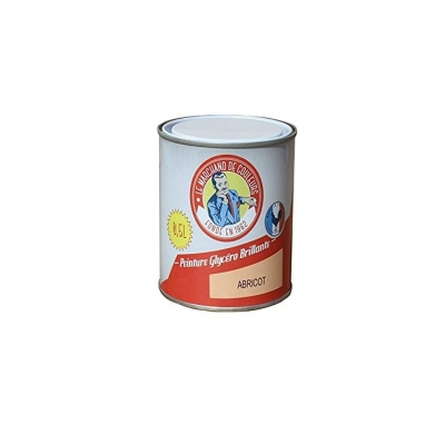 Peinture Glycéro - Bois / Métal - Brillante - Abricot - 0.5 L - ONIP