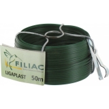 Bobinot de lien Ligaplastpour grillage - Vert - 50 M x 2.5 mm - FILIAC