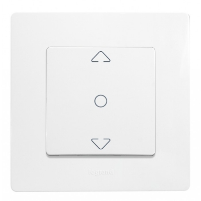 Interrupteur individuel de volets roulants avec plaque Niloé - Eclat - LEGRAND
