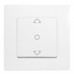 Interrupteur individuel de volets roulants avec plaque Niloé - Eclat - LEGRAND