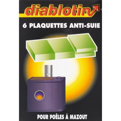 8 plaquettes Anti-suie pour poêle à mazout - DIABLOTIN