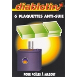 6 plaquettes Anti-suie pour poêle à mazout - DIABLOTIN