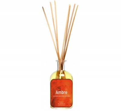 Bambous parfumés - Ambre - 100 ml - LAMPE DU PARFUMEUR