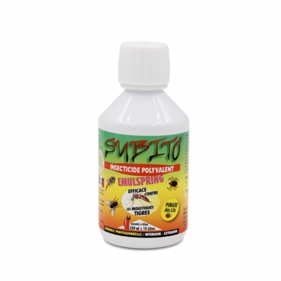 Insecticide polyvalent Emulspring - à base de pyréthrinoïdes - 250 ml - SUBITO