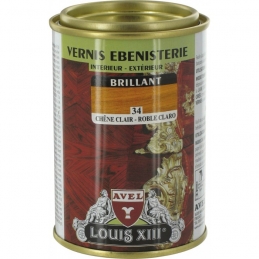 Vernis ébénisterie - Brillant - Chêne clair - 250 ml - AVEL