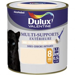 Peinture multi-supports extérieure - Satin - 0.5 L - Blanc cassé - DULUX VALENTINE