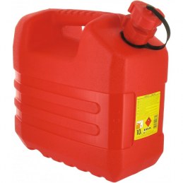 Jerrican rouge 10 L avec bouchon verseur - EDA