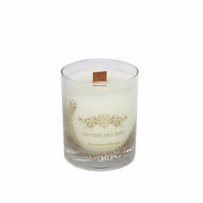 Bougie avec mèche en bois - Caramel beurre salé - 180 Grs - ODYSSEE DES SENS
