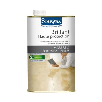 Brillant haute protection pour marbre - 1 L - STARWAX