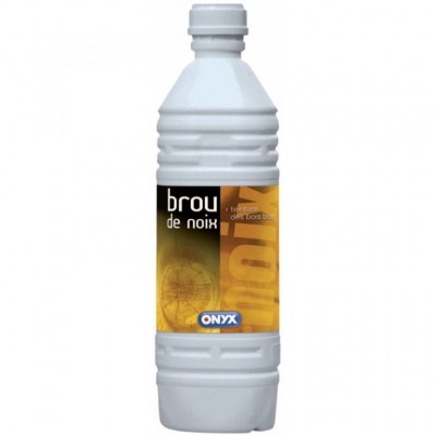 Dégraissant bois bruts et teinture - Brou de noix - 1 L - ONYX