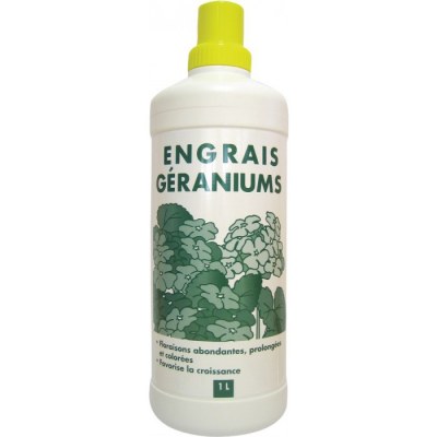 Engrais liquide pour géraniums - 1 L - FLORENDI