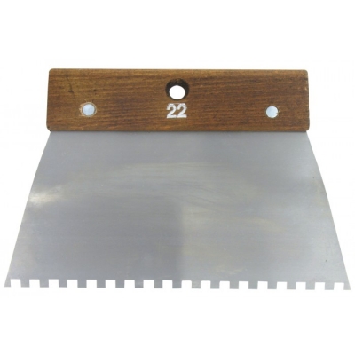 Peigne en acier Cambre - 22 cm - Denture carrée 6 x 6 mm - 6 x 6 mm - OUTIBAT