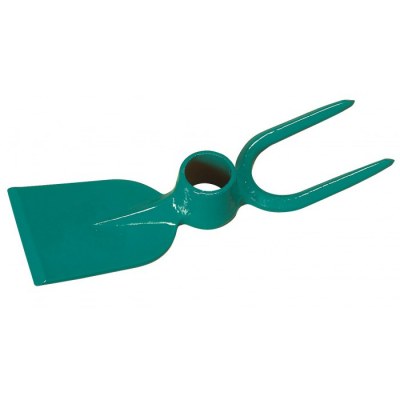 Serfouette forgée - Panne et fourche - Sans manche - 26 cm - CAP VERT