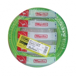 Couronne de 100 M - Vert / Jaune - H07 V-U 1,5 mm² - ELECTRALINE