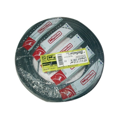 Couronne de 100 M - Noir - H07 V-U 2,5 mm² - ELECTRALINE