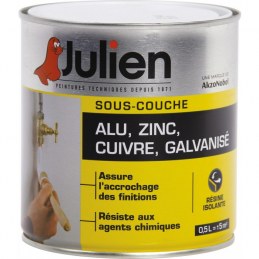 Sous-couche Alu, Zinc, Cuivre, Galvanisé - 500 ml - JULIEN